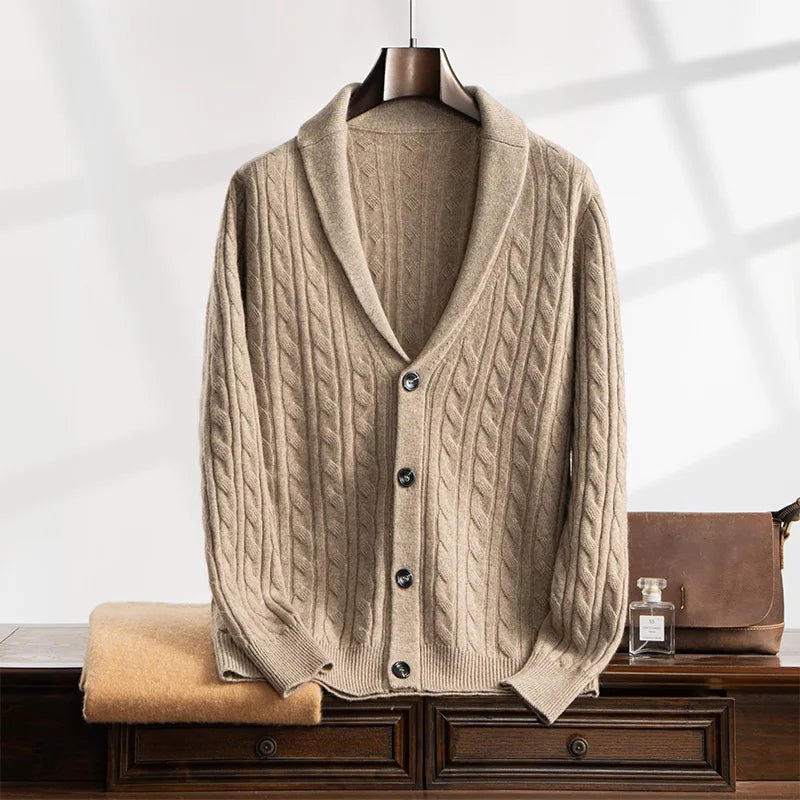 "Montague" 100% Pure Cashmere Sweater (Gray XXS) - | Zavonix