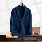 "Montague" 100% Pure Cashmere Sweater (Gray XXS) - | Zavonix