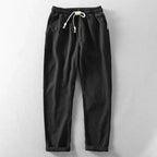 Monto Flax Trouser (Black XS) - | Zavonix