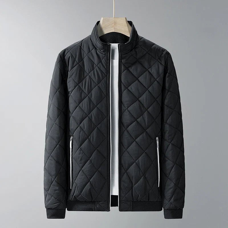 Morati Diamond Stitch Puffer Jacket (Black XXS) - | Zavonix