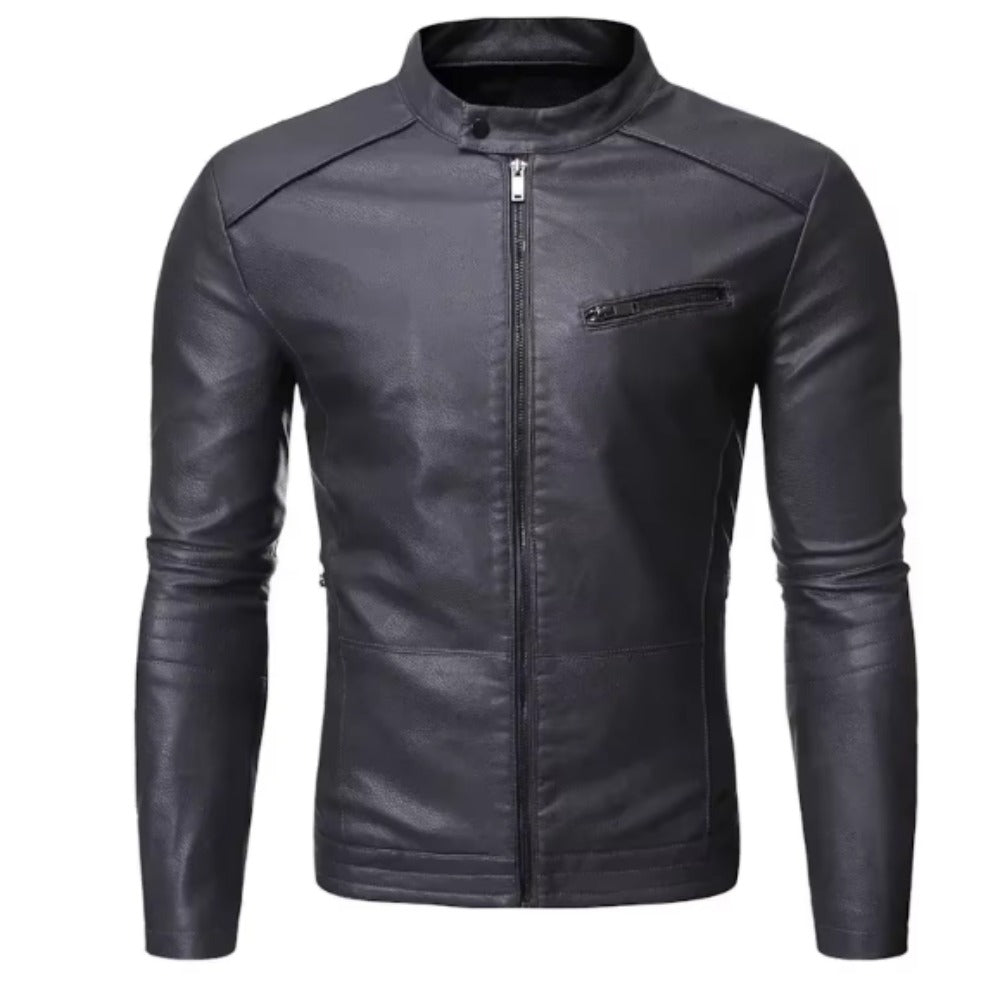 Mordelwyn Leather Moto Jacket product image 4