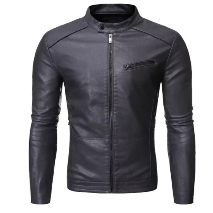 Mordelwyn Leather Moto Jacket product image 4