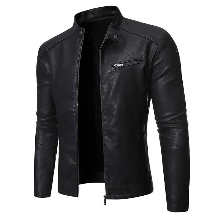Mordelwyn Leather Moto Jacket product image 10