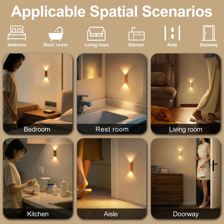 Motion Activated Rechargeable Led Wall Sconce Product Image 04