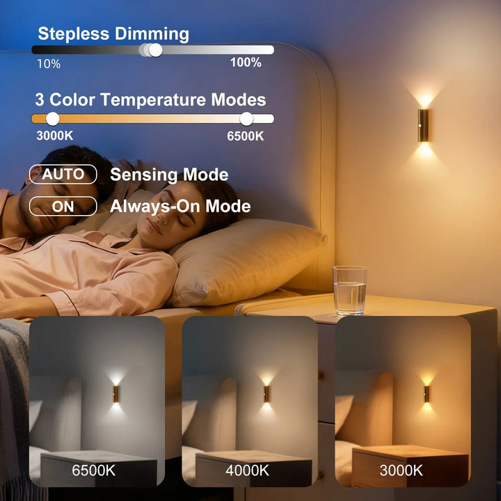 Motion Activated Rechargeable Led Wall Sconce Product Image 09