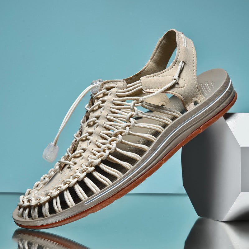"Motion Sandals" Motion Sandals (Beige 5) - Sandals | Zavonix