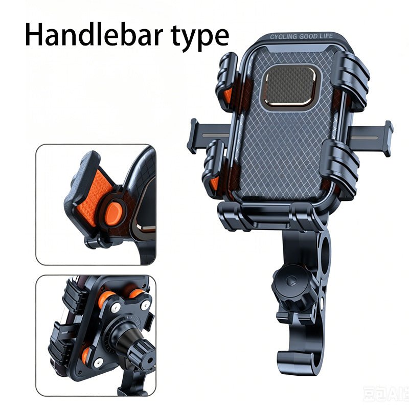 Motorcycle Phone Mount Handlebar Mirror Product Image 01