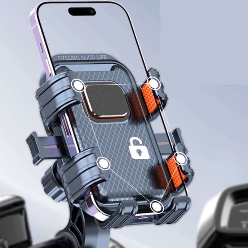 Motorcycle Phone Mount Handlebar Mirror Product Image 02