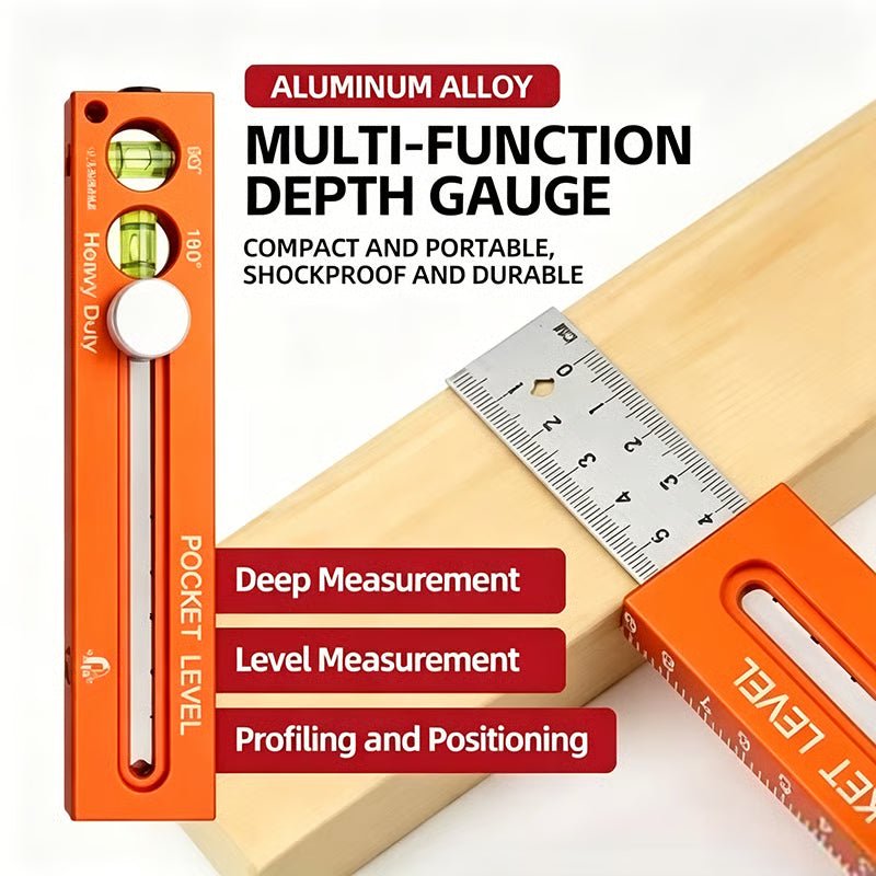 Multi Angle Aluminum Level Ruler Product Image 02