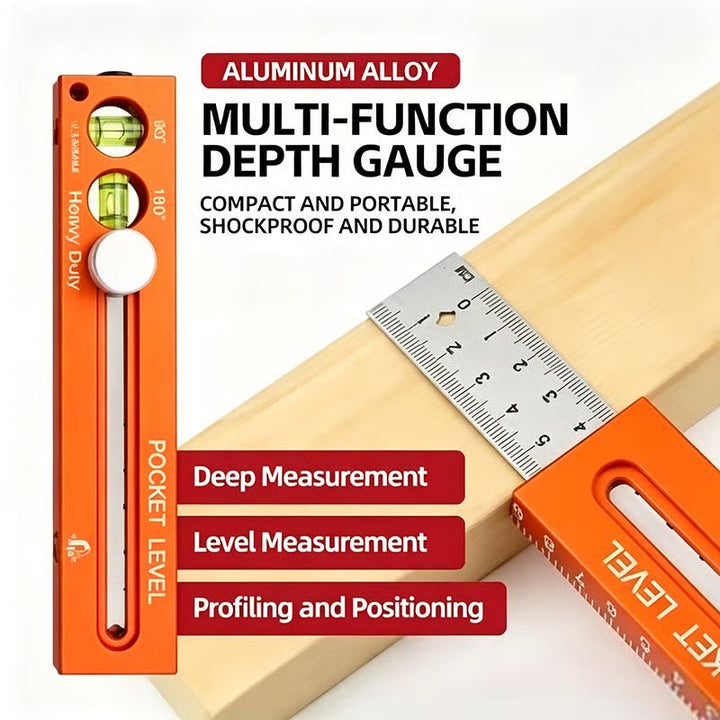 Multi Angle Aluminum Level Ruler Product Image 02