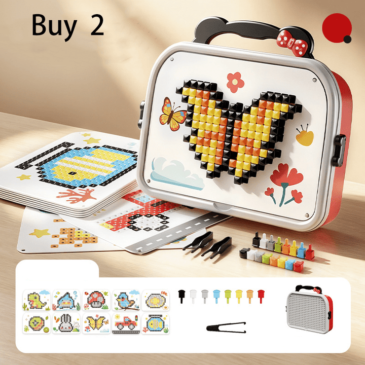 Mushroom Peg Puzzle 492 Piece 3D Builds Product Image 13