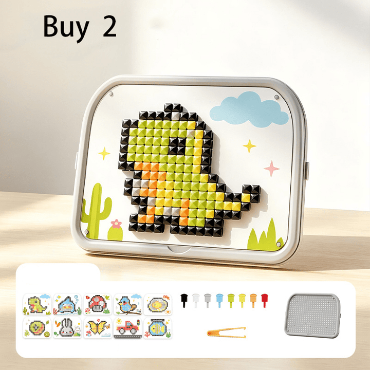 Mushroom Peg Puzzle 492 Piece 3D Builds Product Image 15