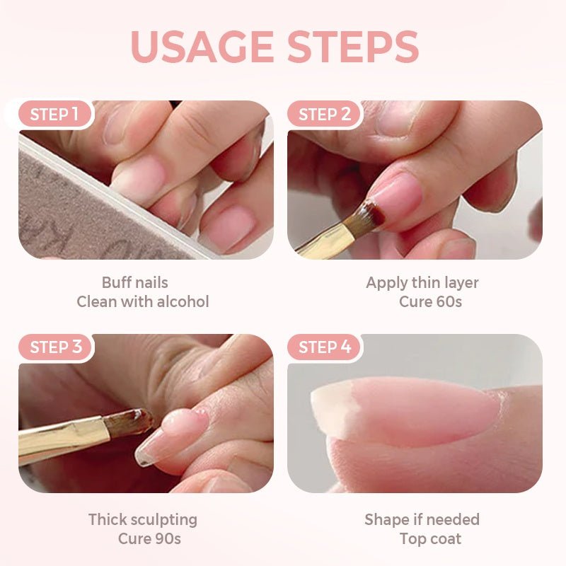 Nail Builder Gel Self Smoothing Clear Resin Product Image 09