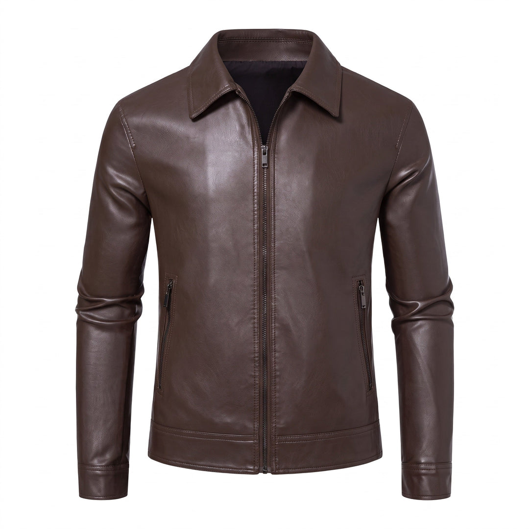 Nalthorven Quilt-Lined Leather Jacket product image 1