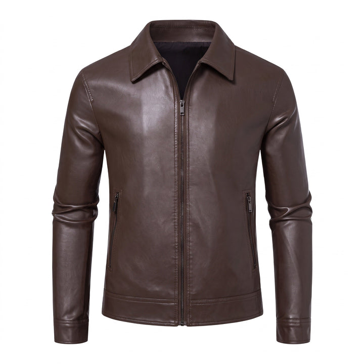 Nalthorven Quilt-Lined Leather Jacket product image 1