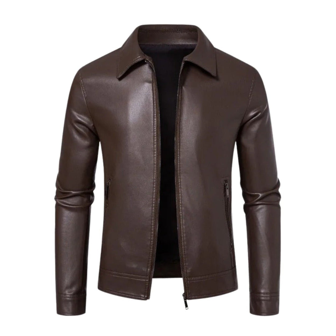 Nalthorven Quilt-Lined Leather Jacket product image 2