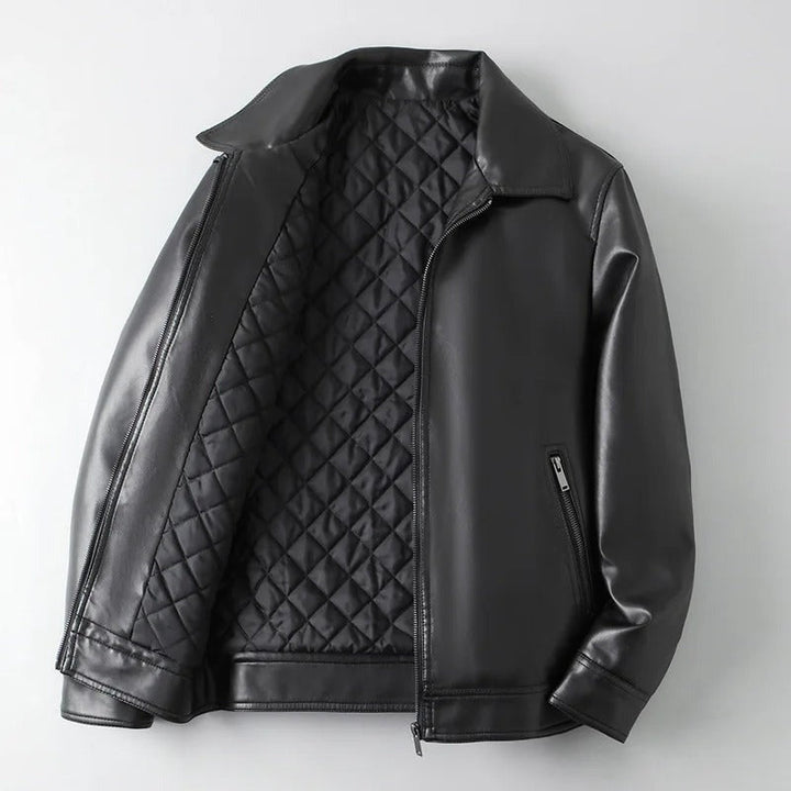 Nalthorven Quilt-Lined Leather Jacket product image 4