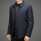 NanoVeil™ Jacket — Own Every Cold Day with Unstoppable Warmth and Sharp Style (Navy Blue XS) - | Zavonix