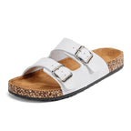 Natura™ Organic Leather Slippers (Brown US 5.5 - 6 / EU 36 - 37) - | Zavonix
