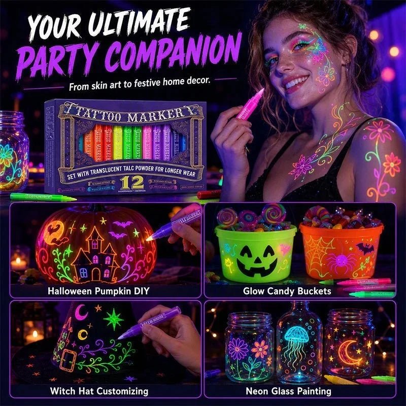 Neon Glow Tattoo Pens Product Image 05