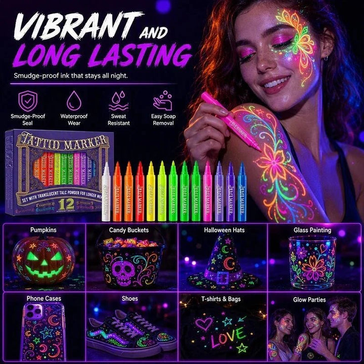 Neon Glow Tattoo Pens Product Image 08