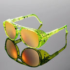 Neralin — Splatter Frame Sunglasses with UV400 Protection (Brown ) - | Zavonix