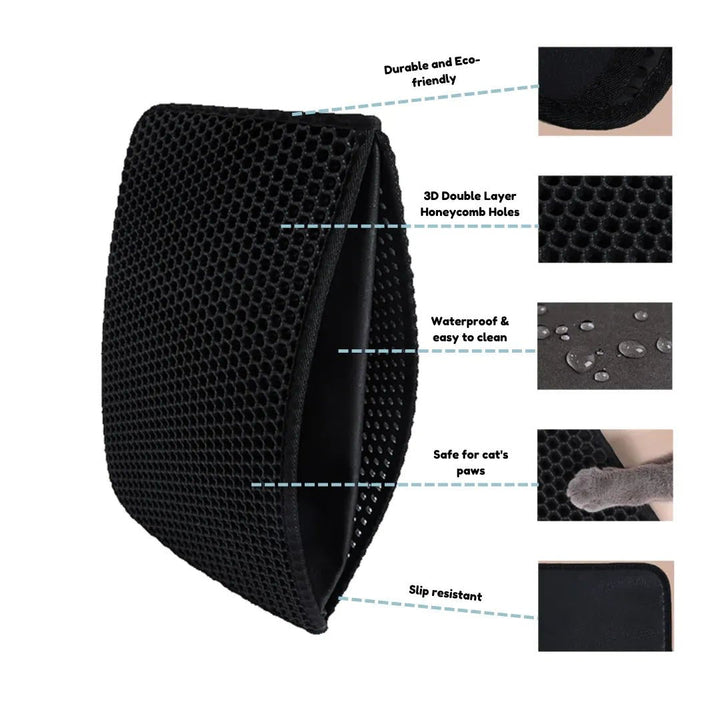 Nerlo Cat Mat — Waterproof Double-Layer Litter Trap Mat