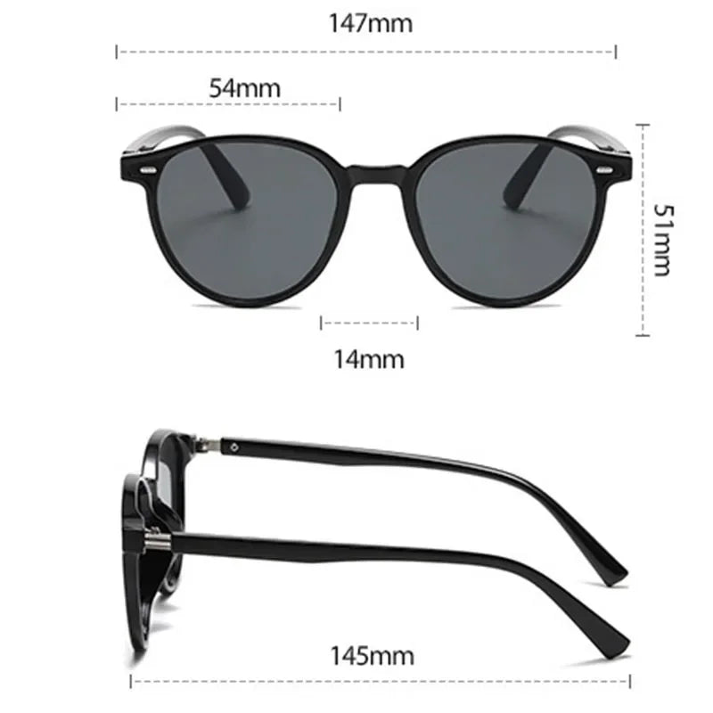 New York Round - Frame Sunglasses (Jade ) - Sunglasses | Zavonix