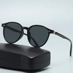 New York Round - Frame Sunglasses (Yellow ) - Sunglasses | Zavonix