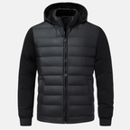 Nico Men's Hooded Jacket | Hybrid Quilted Design 0
