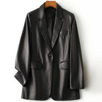 NATASHA™ GENUINE LEATHER JACKET (Black XS) - | Zavonix