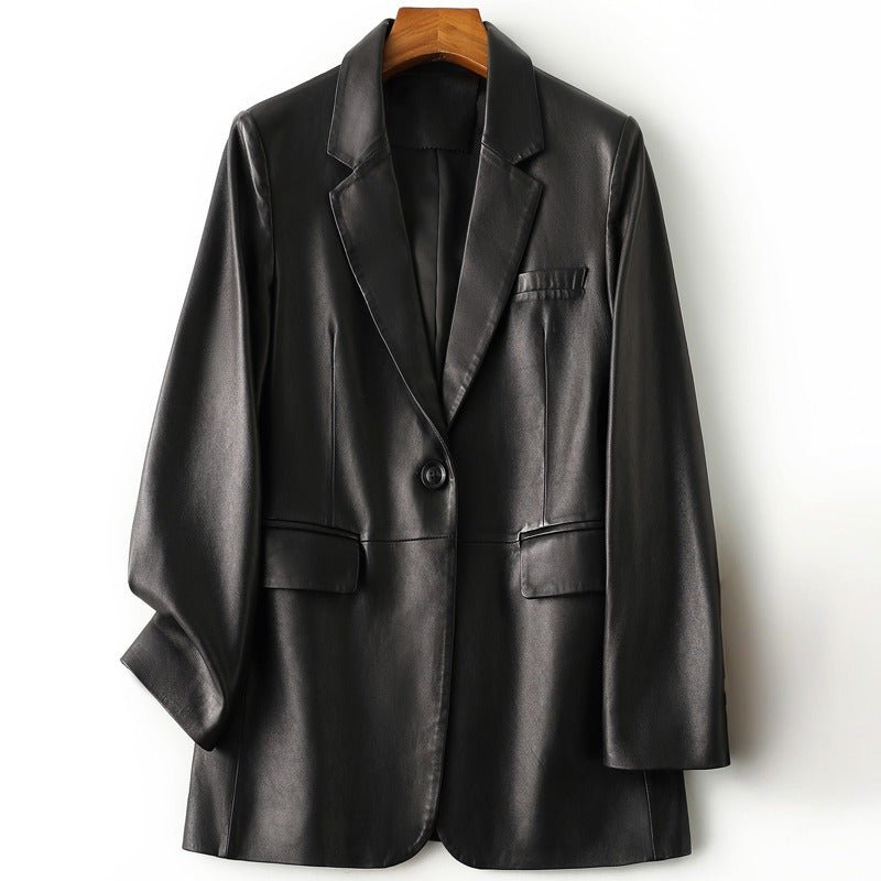NATASHA™ GENUINE LEATHER JACKET (Black XS) - | Zavonix