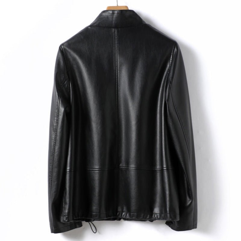 NANCY SHEARLING JACKET GENUINE LEATHER (Dark Yellow XS) - | Zavonix