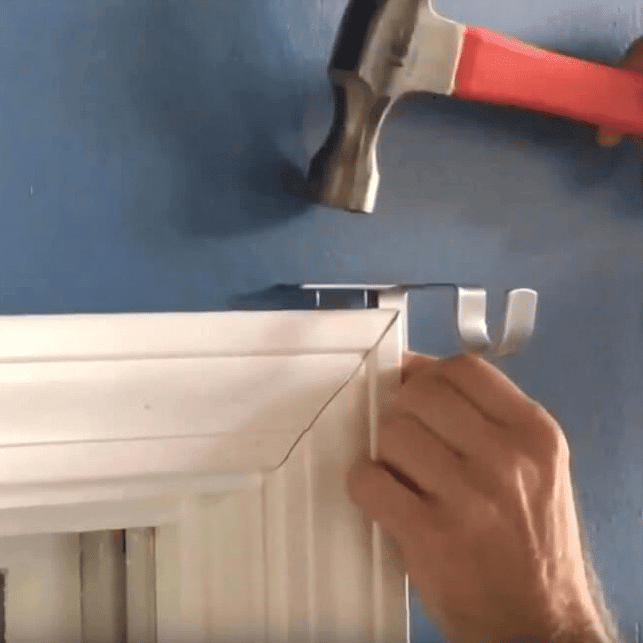 No Drill Curtain Rod Brackets Window Frame Holders Product Image 02