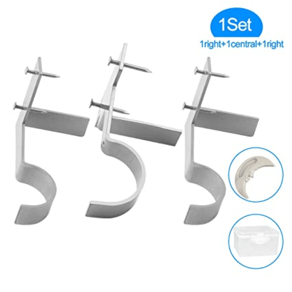 No Drill Curtain Rod Brackets Window Frame Holders Product Image 09