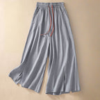 NOA LINEN PANTS (Khaki XS) - | Zavonix