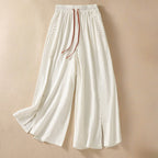 NOA LINEN PANTS (Khaki XS) - | Zavonix