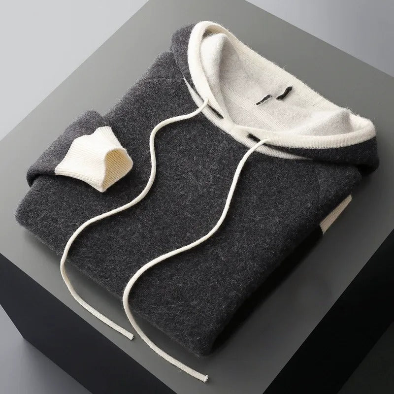 NOAM CASHMERE SWEATSHIRT (Dark Gray XS) - | Zavonix