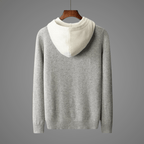 Noamix — Merino Wool Hoodie with Lightweight Warmth and Breathability (Gray - White XS) - | Zavonix