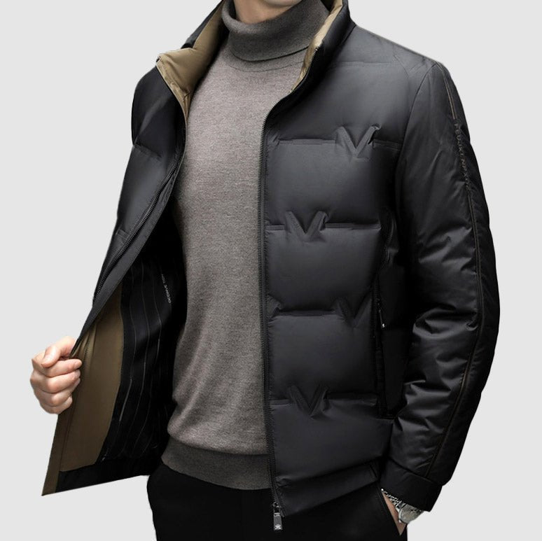Noble Men's Duck Down Jacket | Premium Insulation, Tailored Fit 3