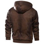 Nocturne - Leather Jacket (Brown S) - Jacket | Zavonix