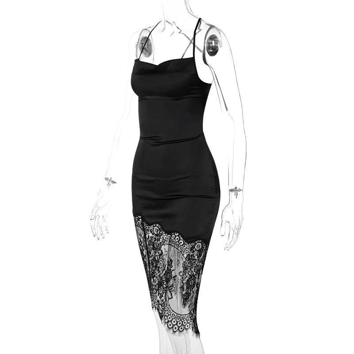 Noelle Lace-Hem Midi Dress product image 9
