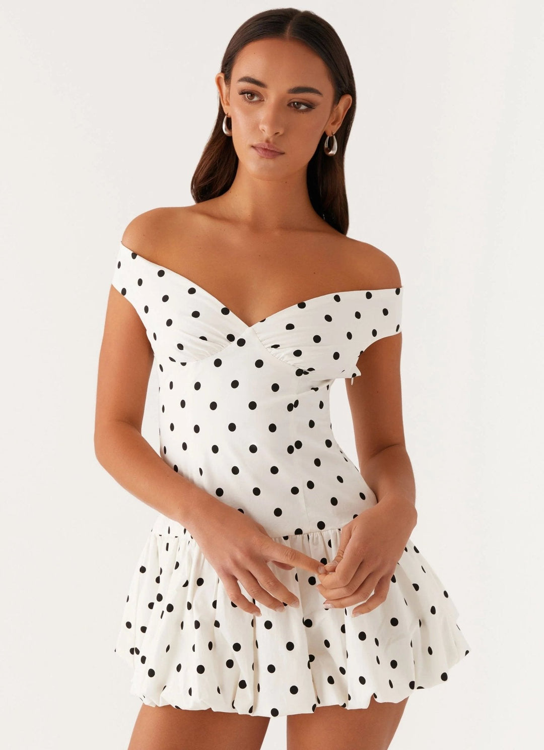Noelle Polka Dot Mini Dress product image 1