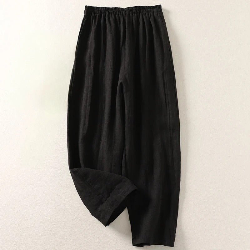 Nolen — Lightweight Linen Pants for Comfortable Warm Weather Wear (White XS) - | Zavonix