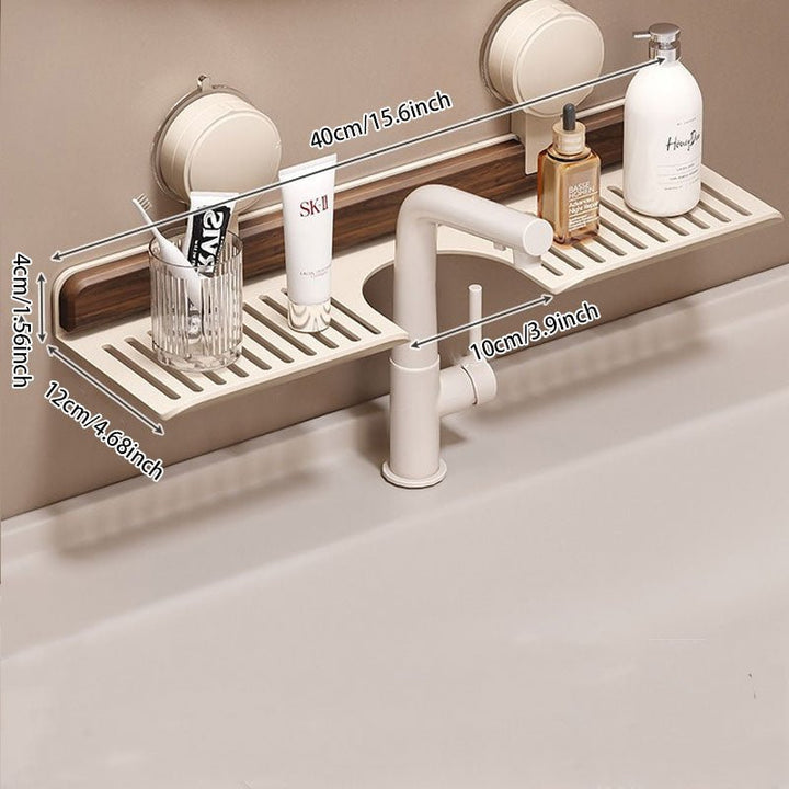 Nora Faucet Rack | No-Drill, Heavy-Duty Aluminum