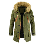 Norla Heritage — Insulated Faux - Fur Hood Coat for Cold Weather (Green XS) - | Zavonix