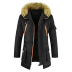 Norla Heritage — Insulated Faux - Fur Hood Coat for Cold Weather (Green XS) - | Zavonix