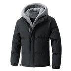 Norla — Durable Hooded Jacket with Soft Fleece Lining and Tailored Fit (Black XS) - | Zavonix