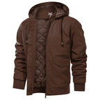 Nocturne - Leather Jacket (Brown S) - Jacket | Zavonix