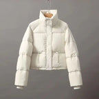 Nora Women's Puffer Jacket | Cozy Cropped Design for Winter Wear 2